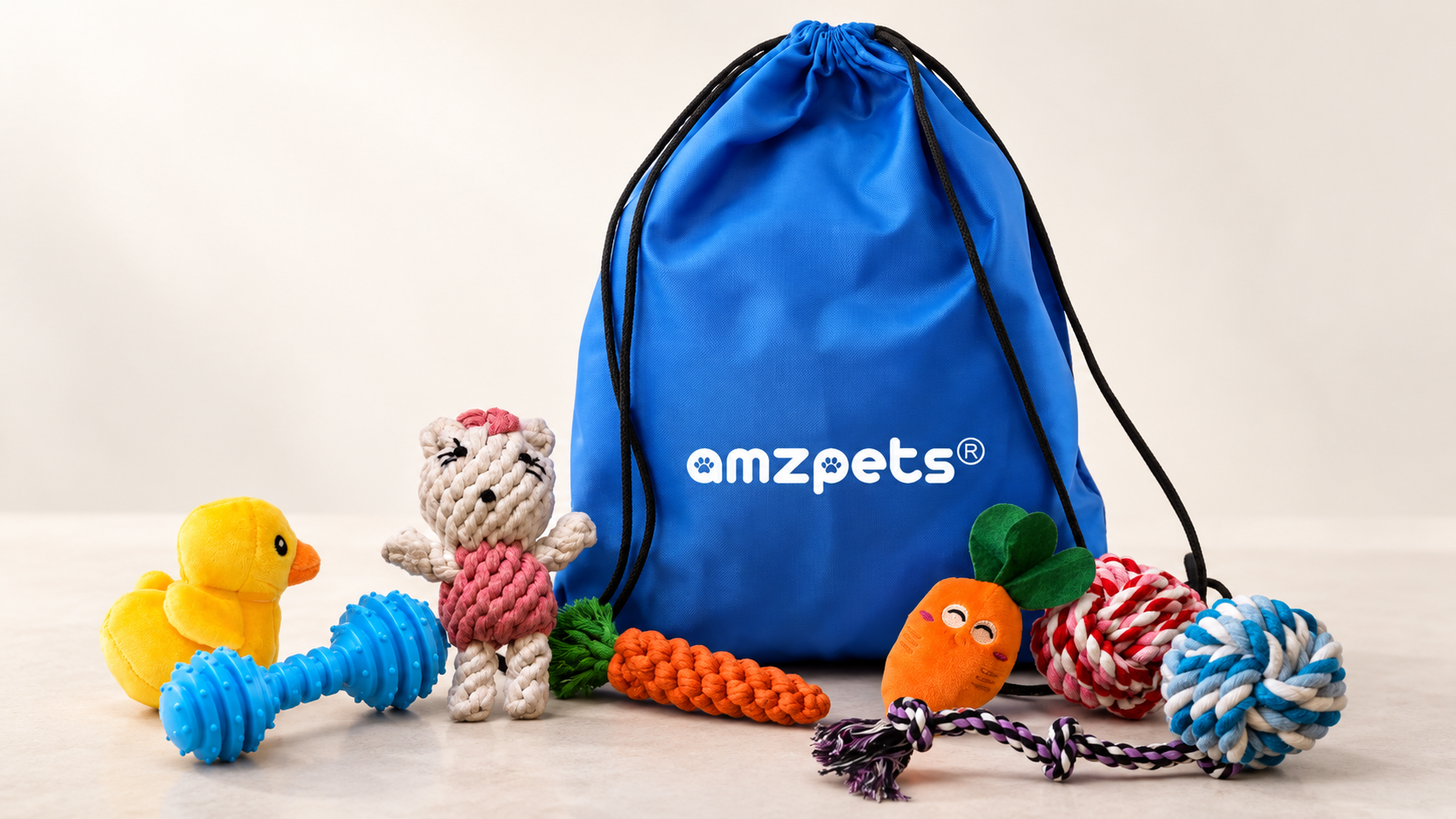 AMZ PETS — Pet-toy bag presentation