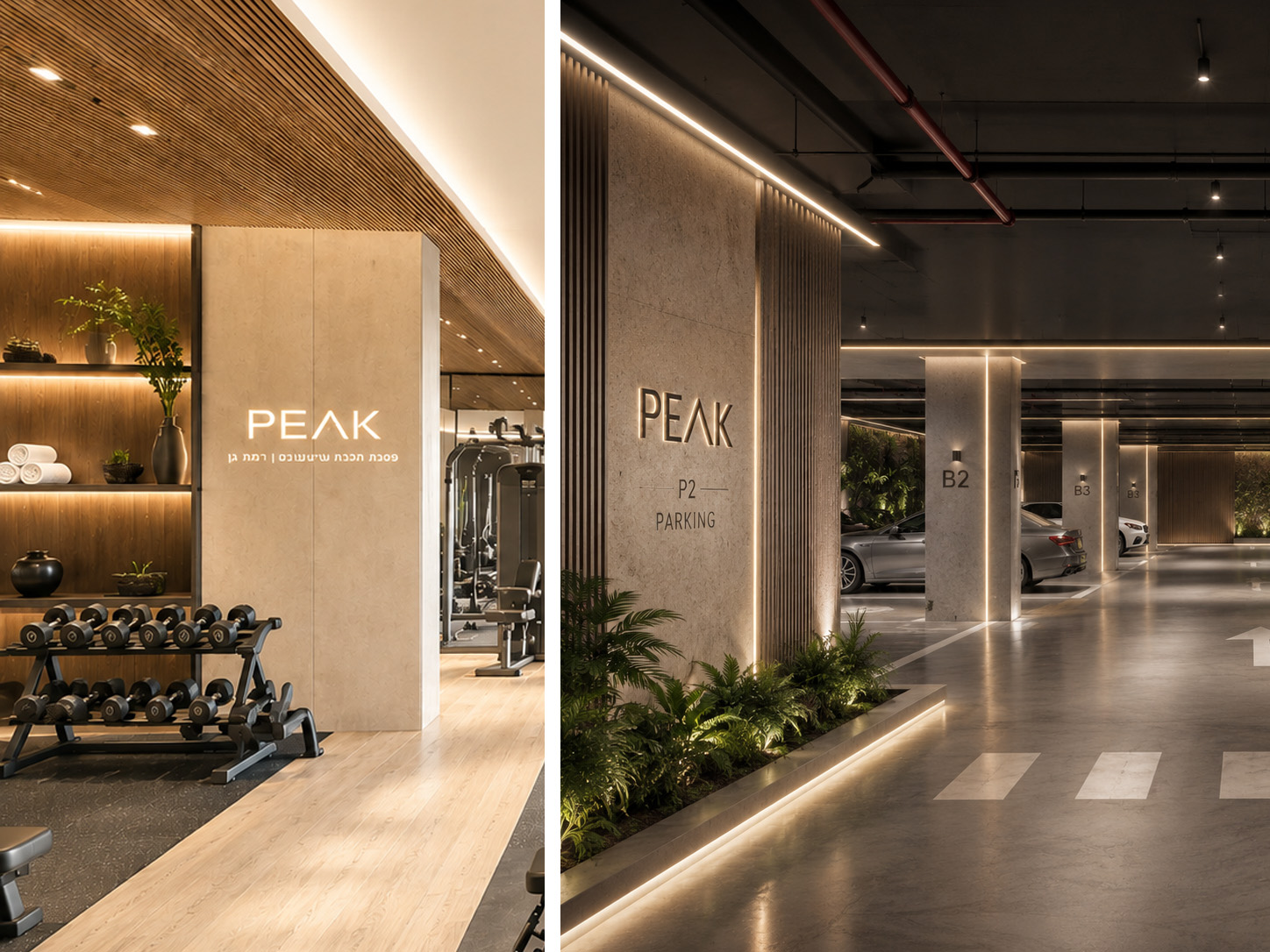 Branded spaces and signage