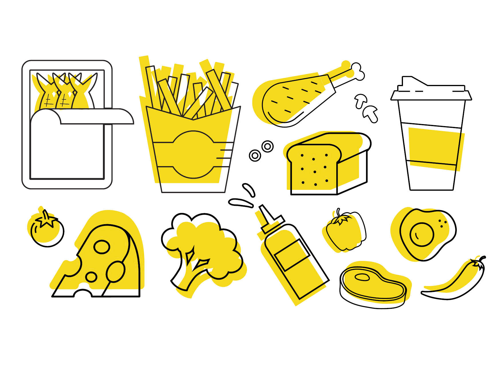 Illustration system and ingredient library