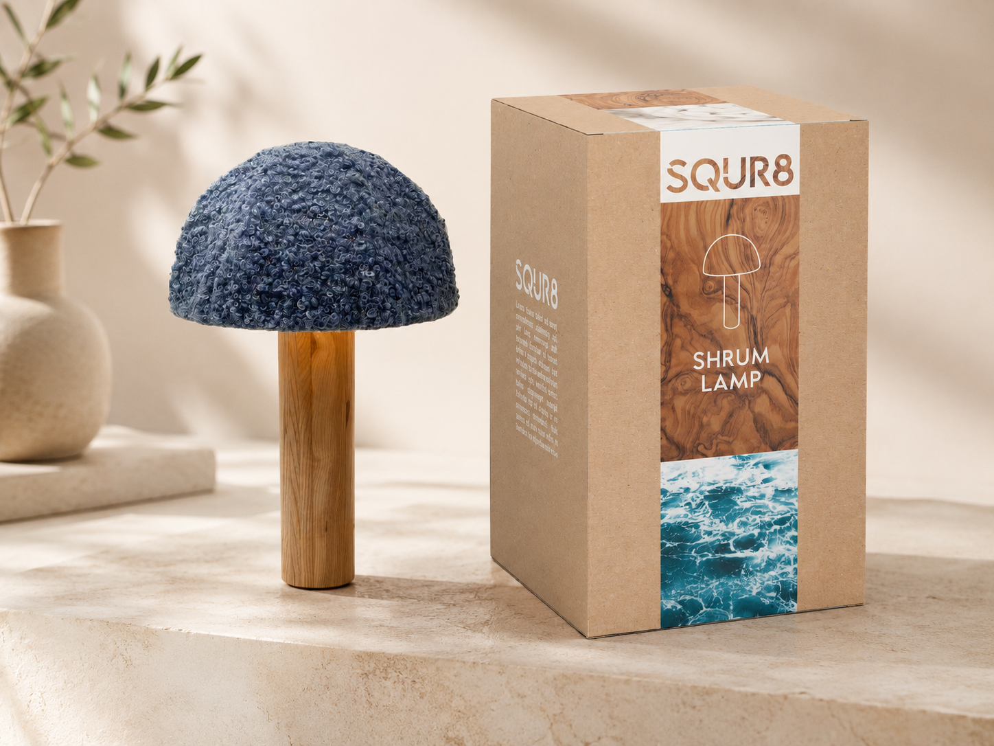 Product packaging — Shrum Lamp